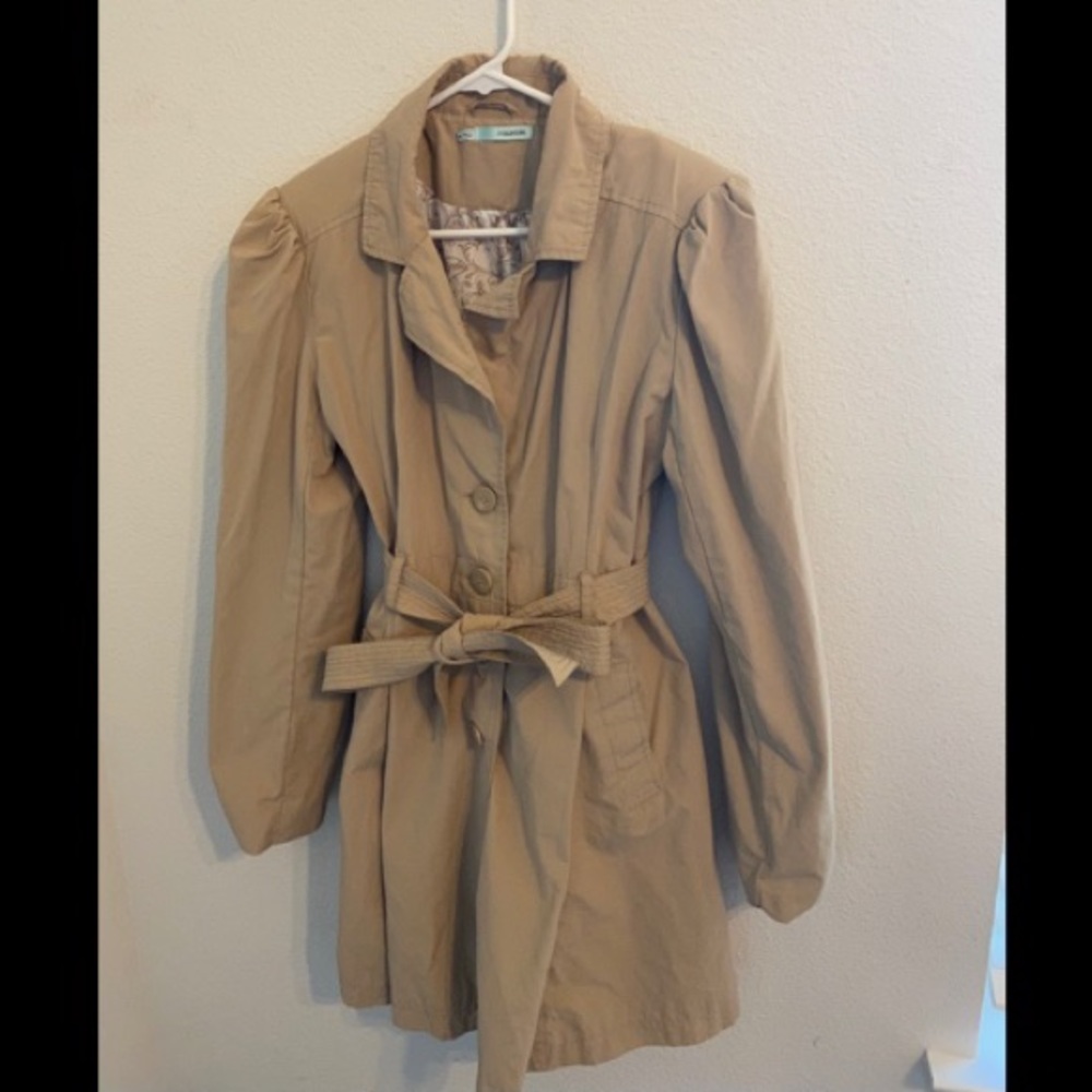 Tan Maurices Trench Coat